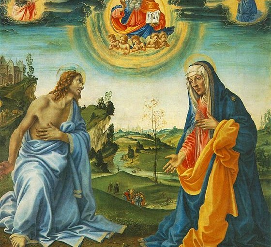 Filippino Lippi: Apparizione di Cristo alla Madonna